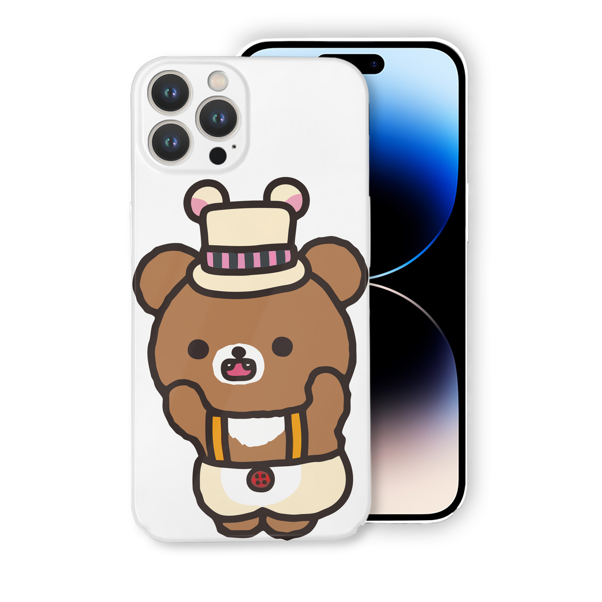 （画像用） リラックマ リラックマ キイロイトリ Rilakkuma Korilakkuma Kiiroitori 【iPhone 14シリーズ対応】ハードケース